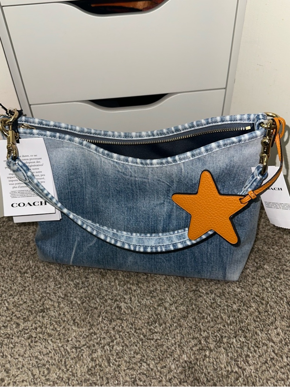 Coach Loved Denim Laurel with Charms - Picture 10 of 12